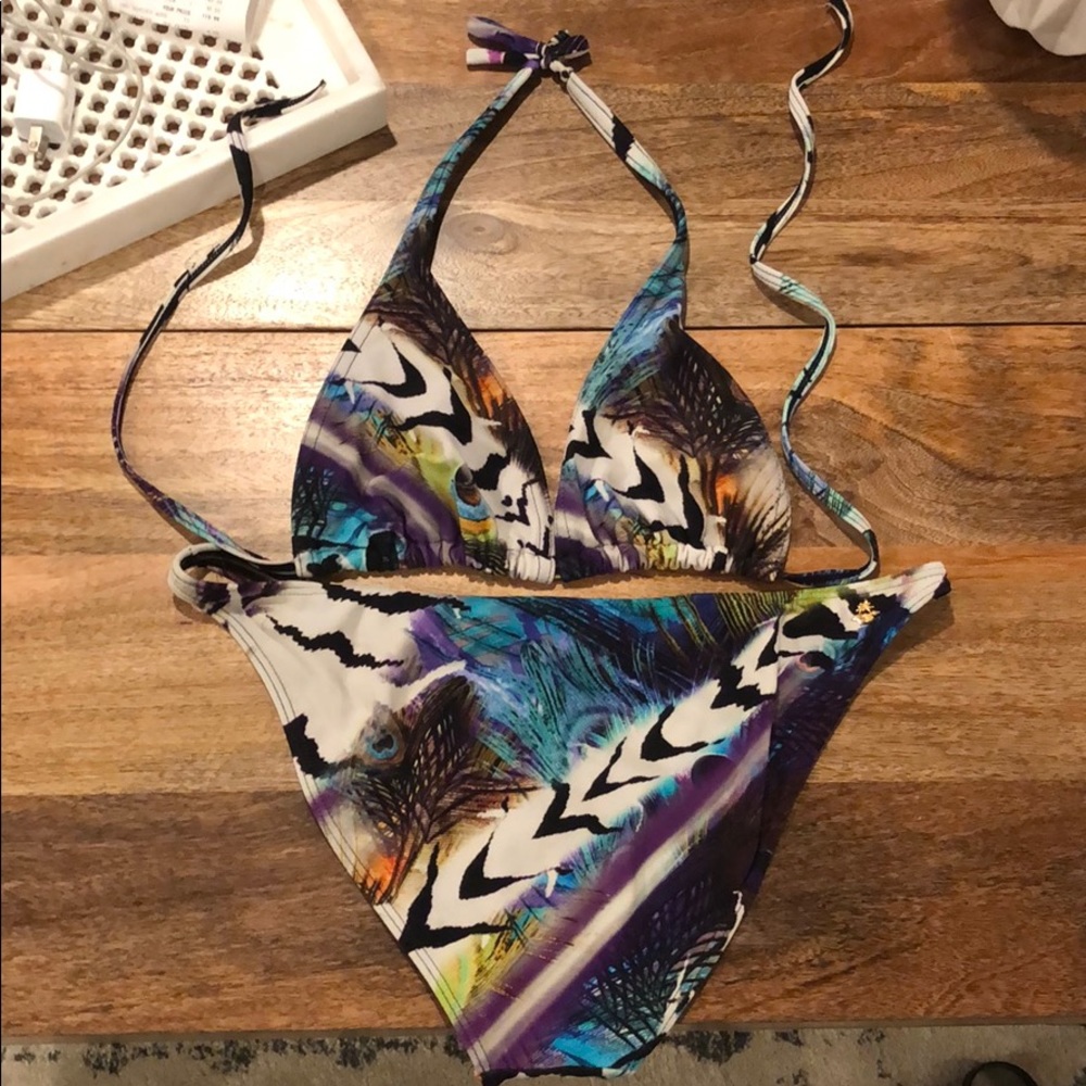 Peacock Pattern Bathing suit